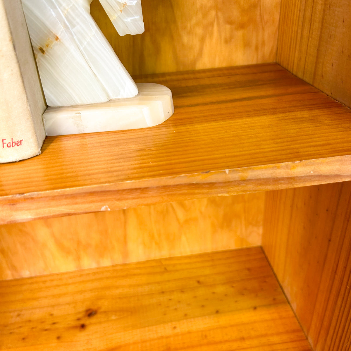 SOLID PINE ALCOVE BOOKCASE - HEY JUDE WORKSHOP • Vintage furniture & objects Melbourne