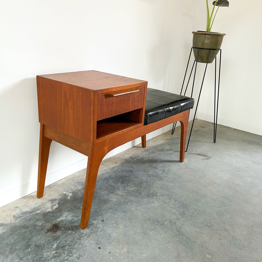 TELEPHONE TABLE WITH DRAWER - HEY JUDE WORKSHOP • Vintage furniture & objects Melbourne