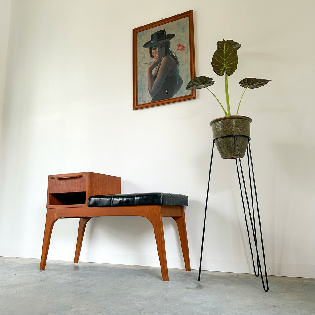 TELEPHONE TABLE WITH DRAWER - HEY JUDE WORKSHOP • Vintage furniture & objects Melbourne