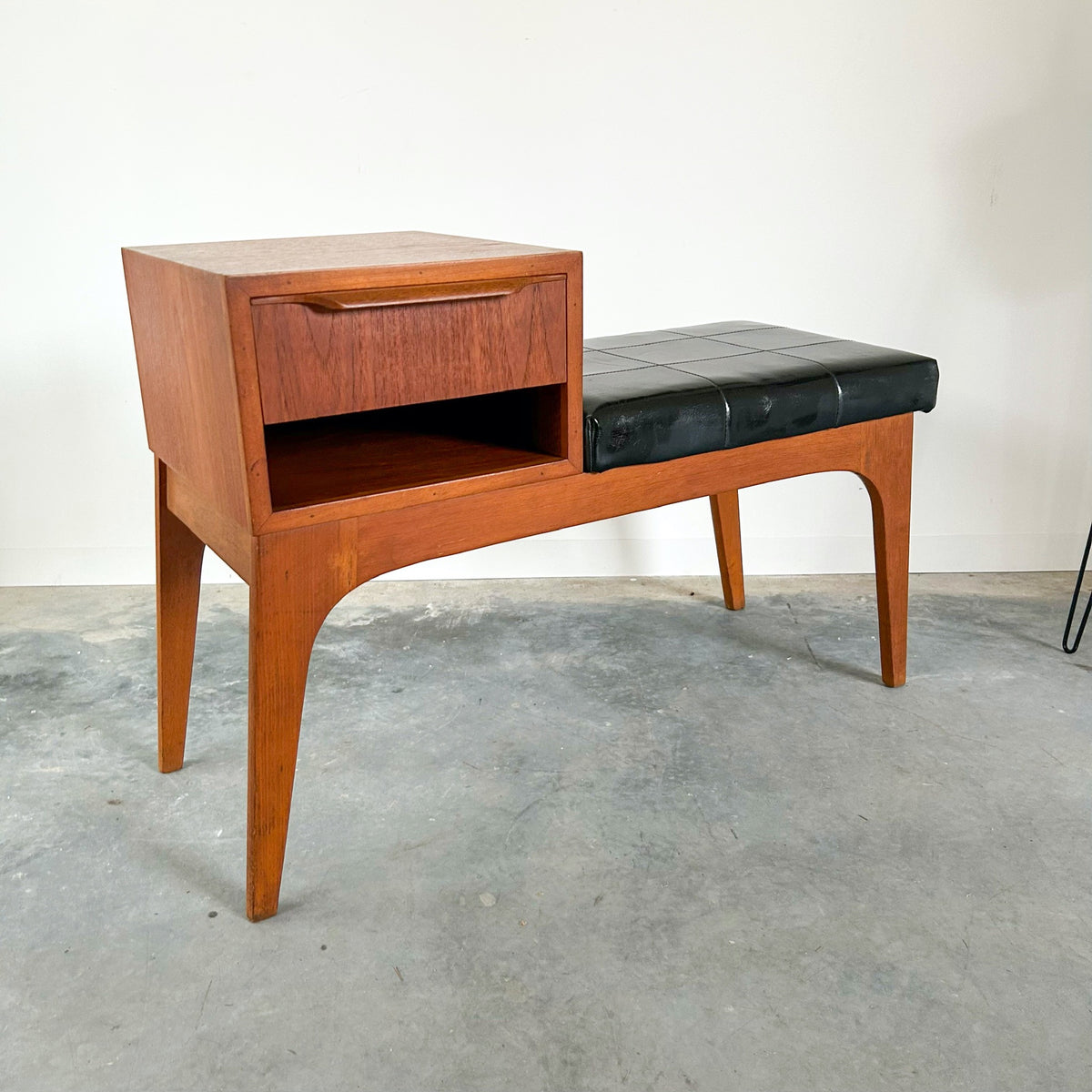 TELEPHONE TABLE WITH DRAWER - HEY JUDE WORKSHOP • Vintage furniture & objects Melbourne