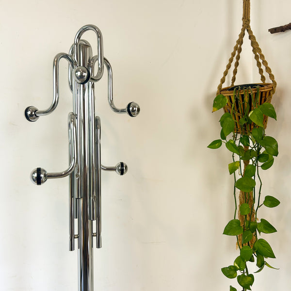 SPACE AGE CHROME HALL STAND
