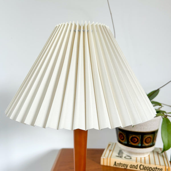 ITALIAN LAMPS WITH PLEATED SHADES