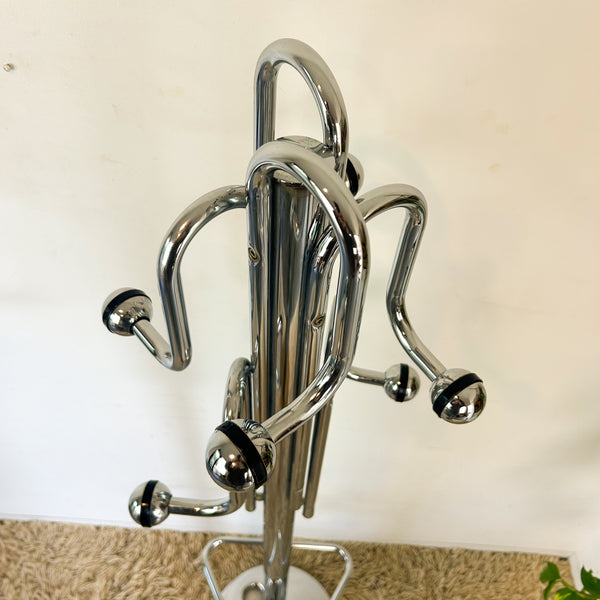 SPACE AGE CHROME HALL STAND