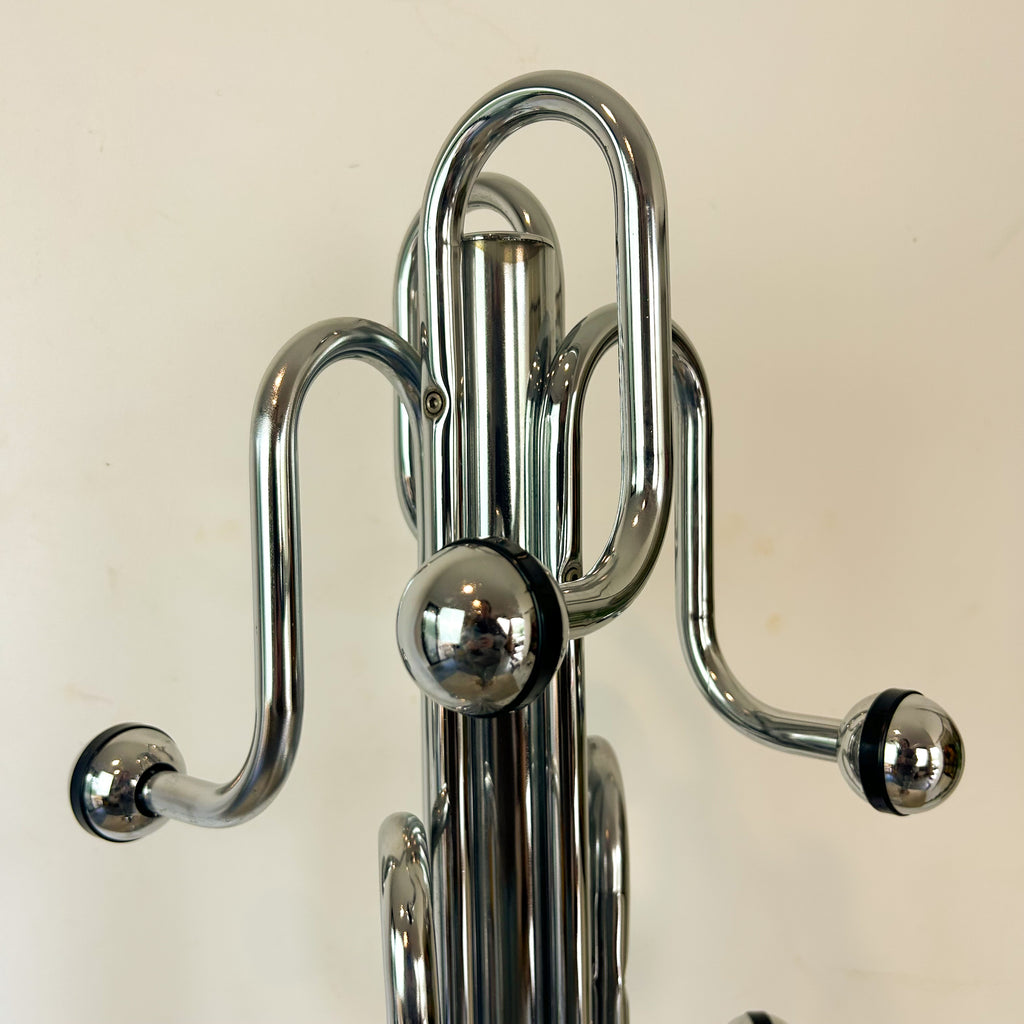 SPACE AGE CHROME HALL STAND