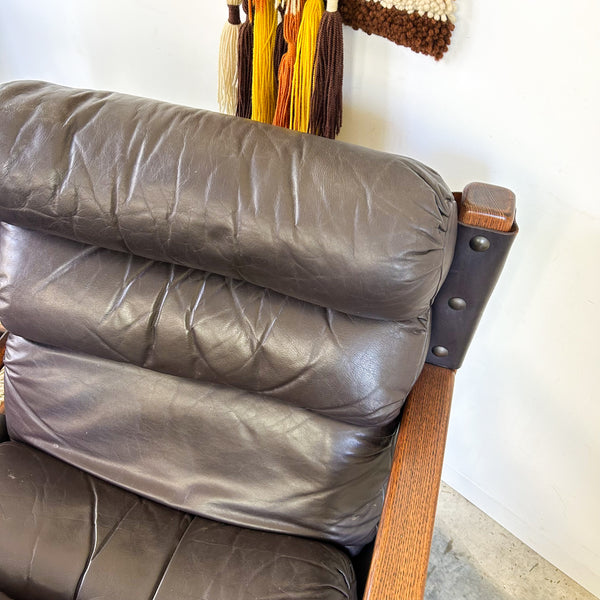 NORE FURNITURE TWO SEATER LEATHER SOFAS