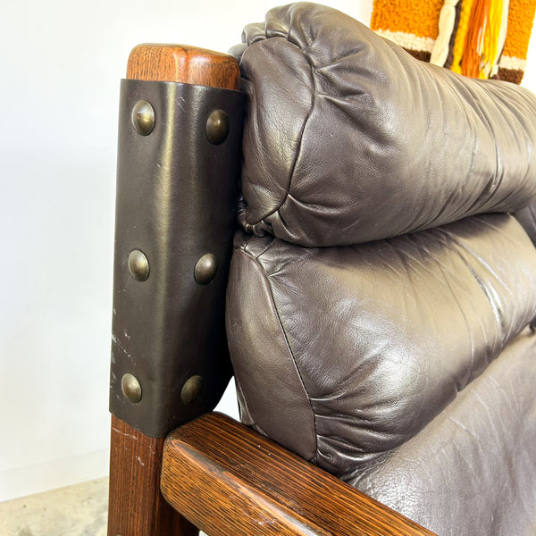 NORE FURNITURE TWO SEATER LEATHER SOFAS