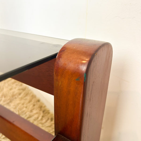 SMOKY GLASS COFFEE TABLE