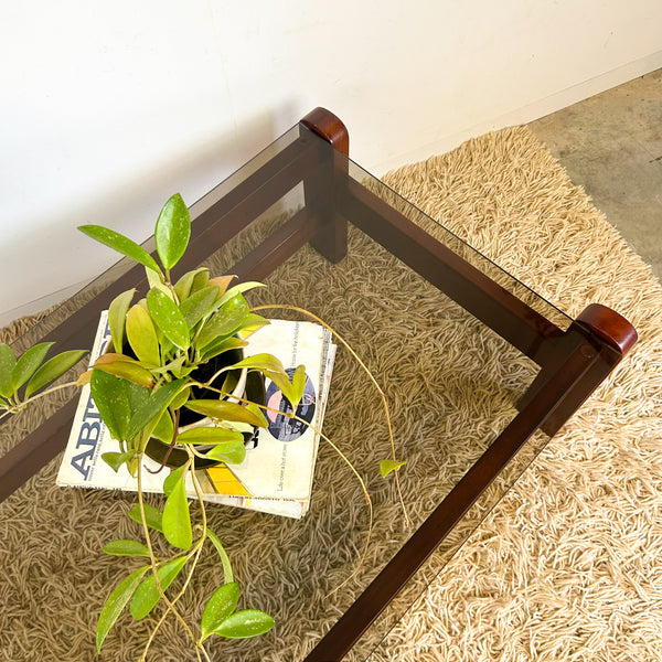 SMOKY GLASS COFFEE TABLE