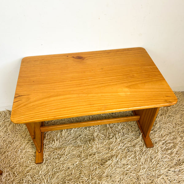KIDS PINE TABLE & CHAIRS SET