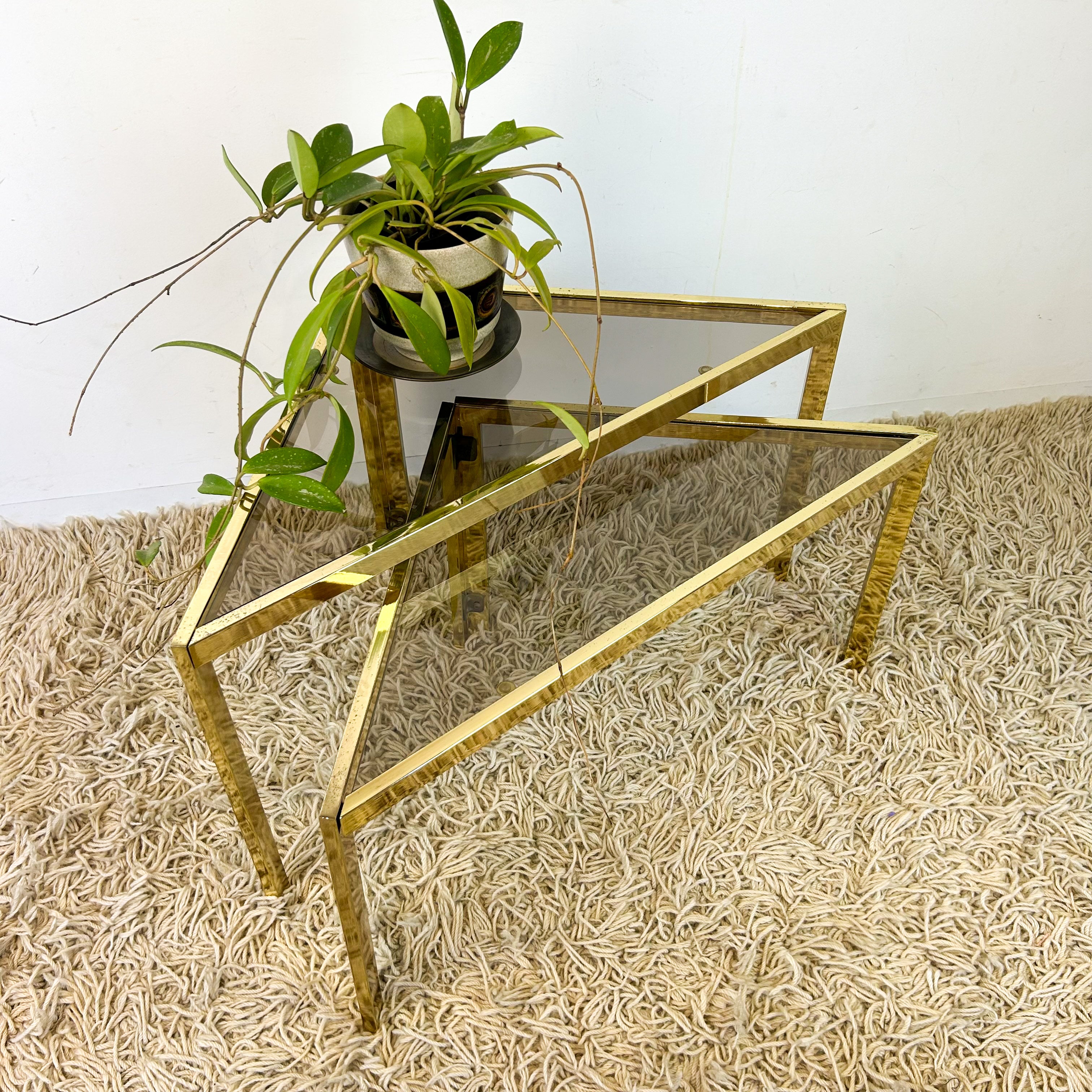 HOLLYWOOD REGENCY NESTING TABLES - HEY JUDE WORKSHOP • Vintage furniture & objects Melbourne