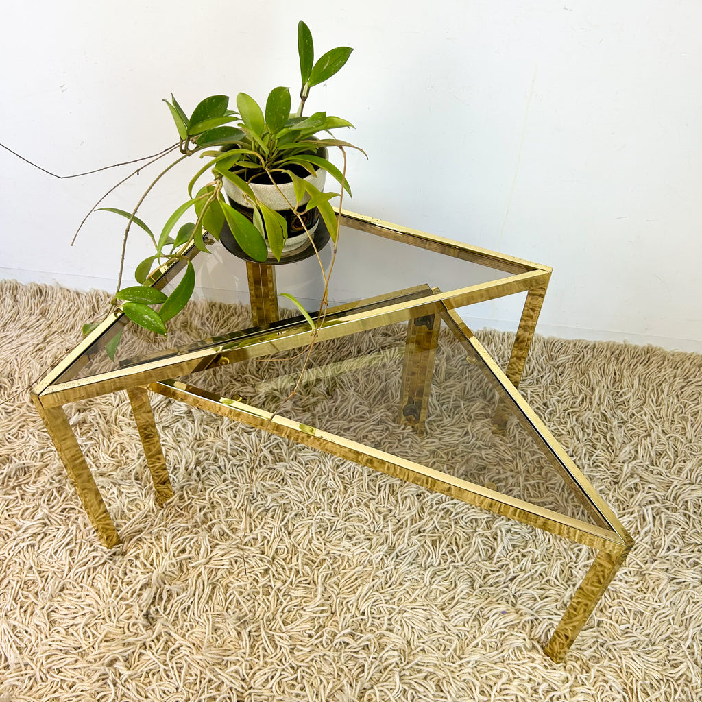 HOLLYWOOD REGENCY NESTING TABLES - HEY JUDE WORKSHOP • Vintage furniture & objects Melbourne