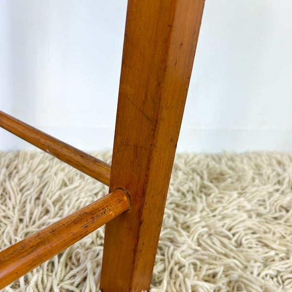 TALL WOVEN STOOL