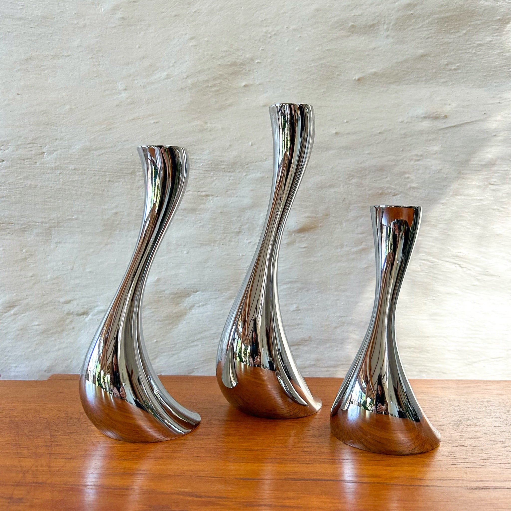 JENSEN COBRA CANDLE HOLDERS