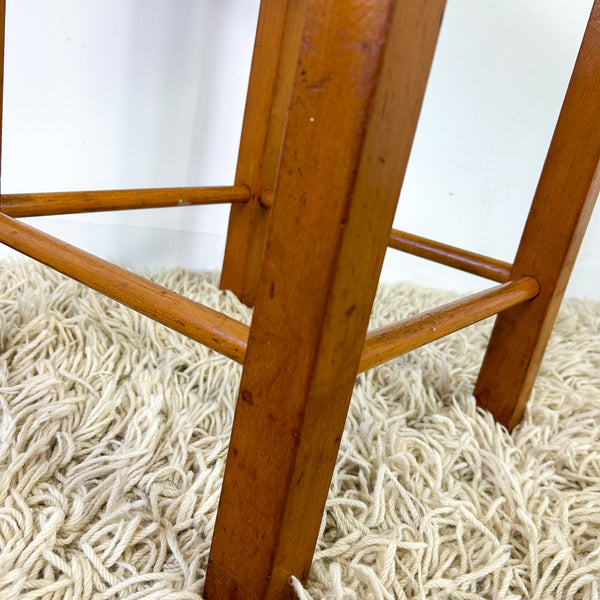 TALL WOVEN STOOL