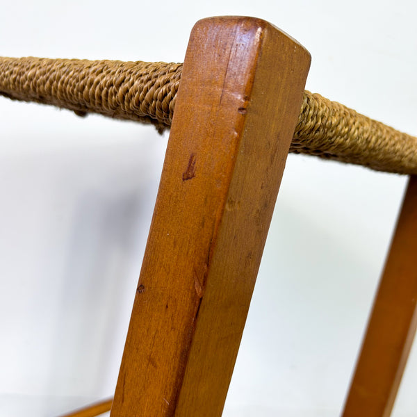 TALL WOVEN STOOL
