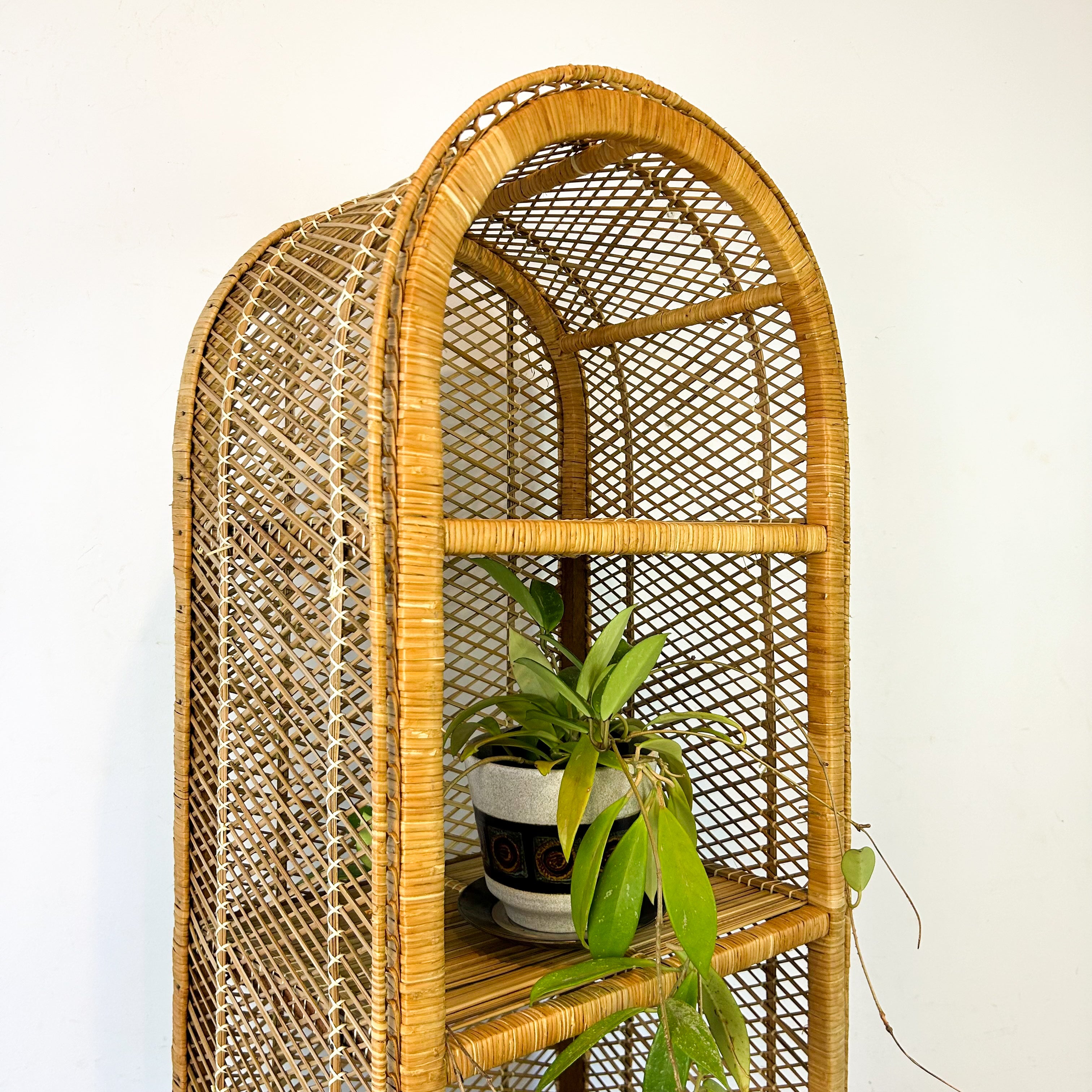 CANE HUTCH BOOKSHELF - HEY JUDE WORKSHOP • Vintage furniture & objects Melbourne