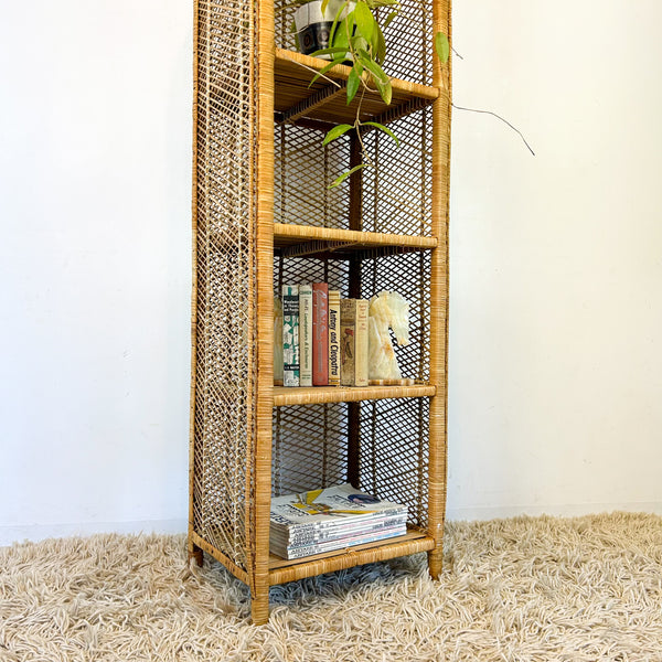 CANE HUTCH BOOKSHELF - HEY JUDE WORKSHOP • Vintage furniture & objects Melbourne