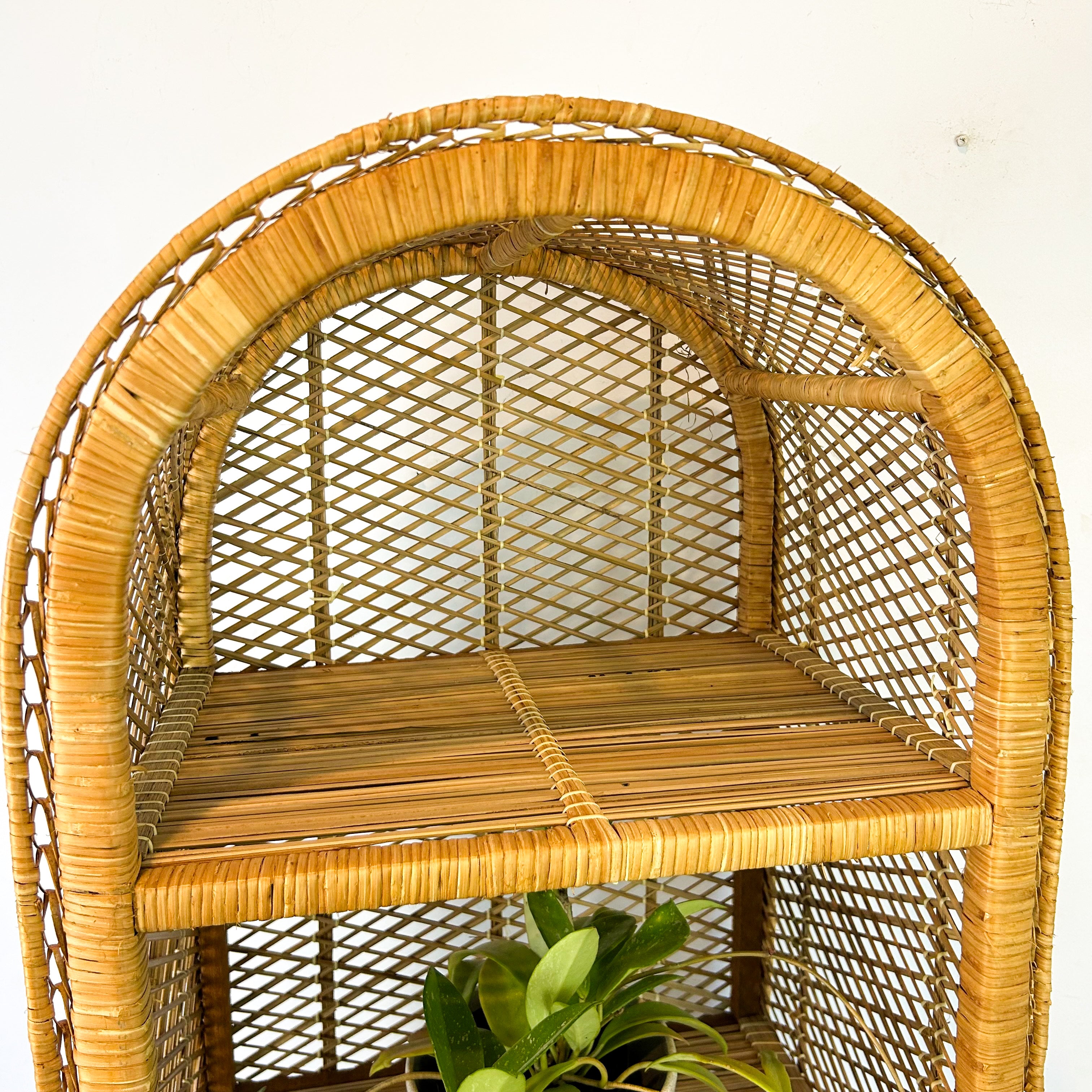 CANE HUTCH BOOKSHELF - HEY JUDE WORKSHOP • Vintage furniture & objects Melbourne