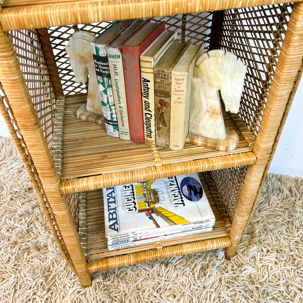 CANE HUTCH BOOKSHELF - HEY JUDE WORKSHOP • Vintage furniture & objects Melbourne