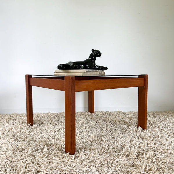 SMOKY GLASS COFFEE TABLE