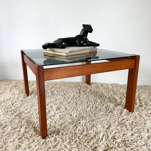 SMOKY GLASS COFFEE TABLE