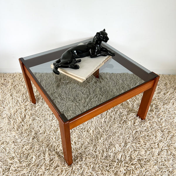 SMOKY GLASS COFFEE TABLE