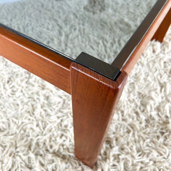 SMOKY GLASS COFFEE TABLE