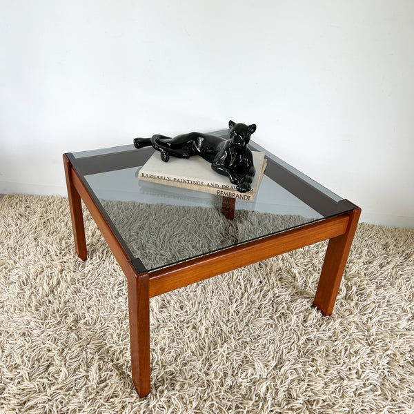 SMOKY GLASS COFFEE TABLE