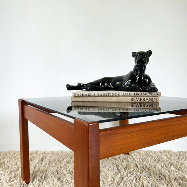 SMOKY GLASS COFFEE TABLE