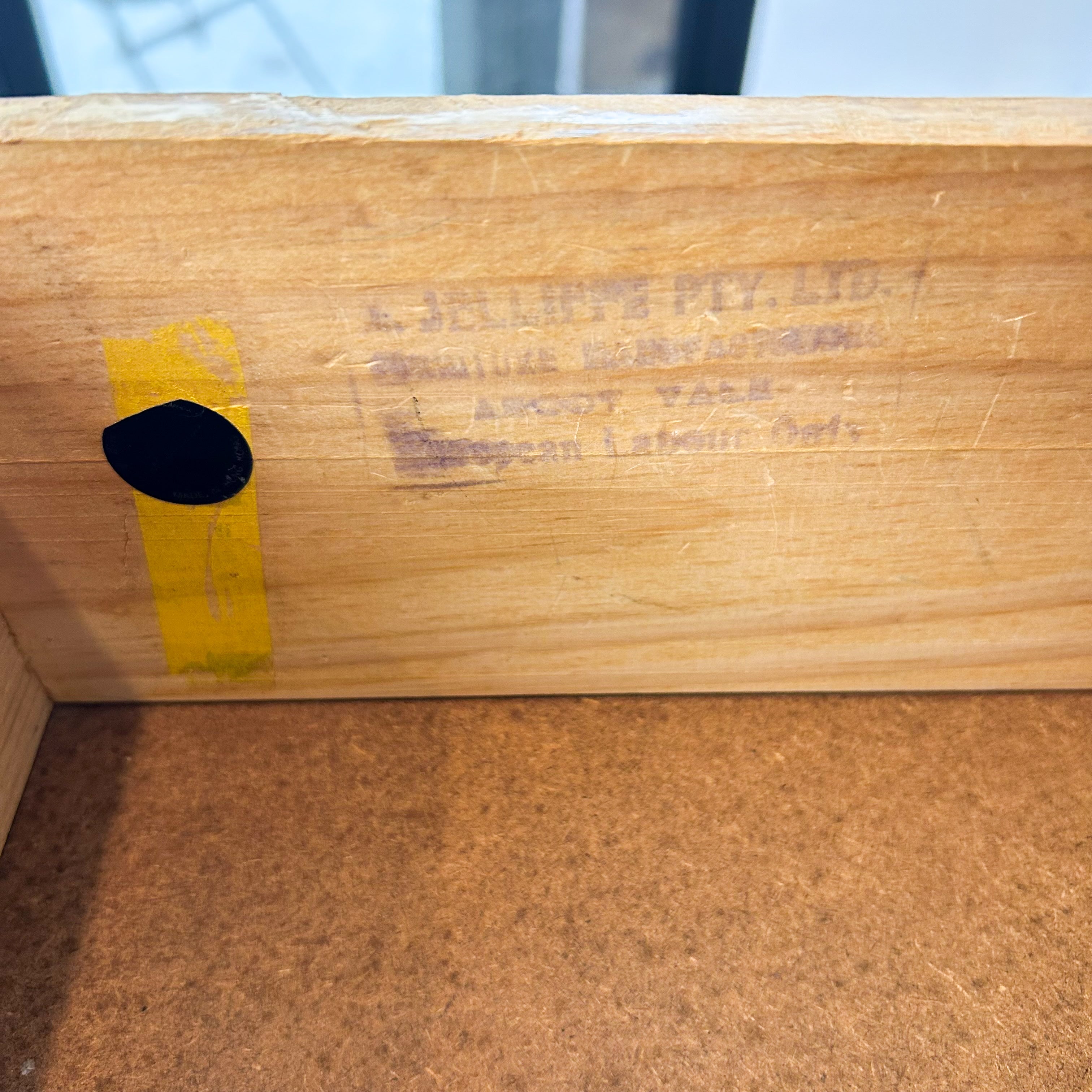 JELLIFFE DRESSER DRAWERS