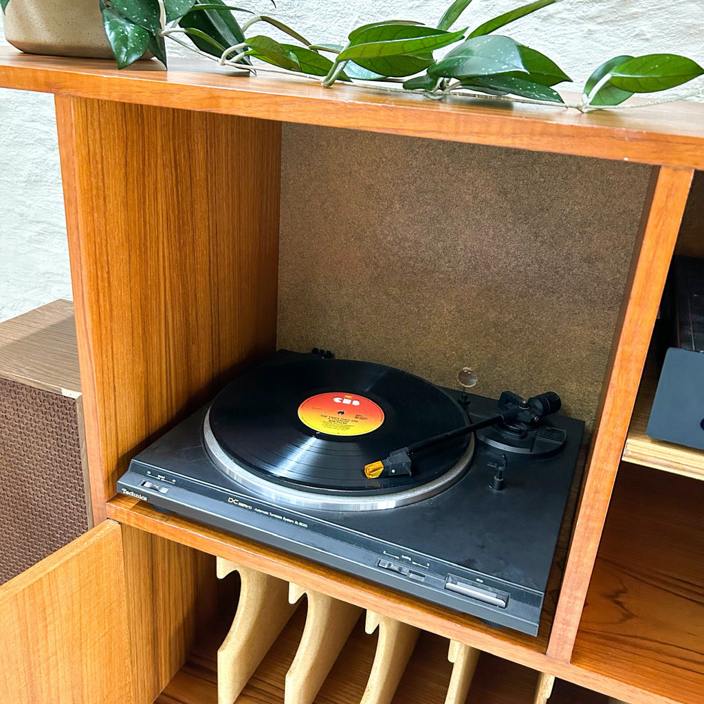 TEAK STEREO CABINET