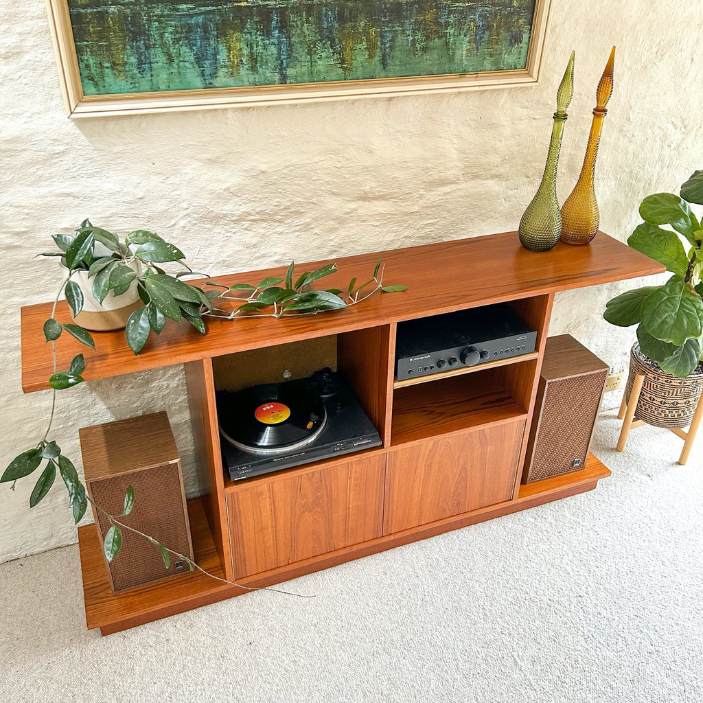 TEAK STEREO CABINET
