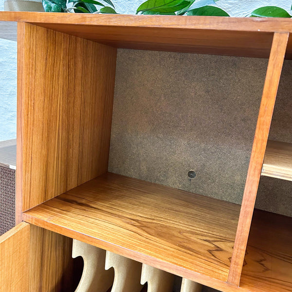 TEAK STEREO CABINET