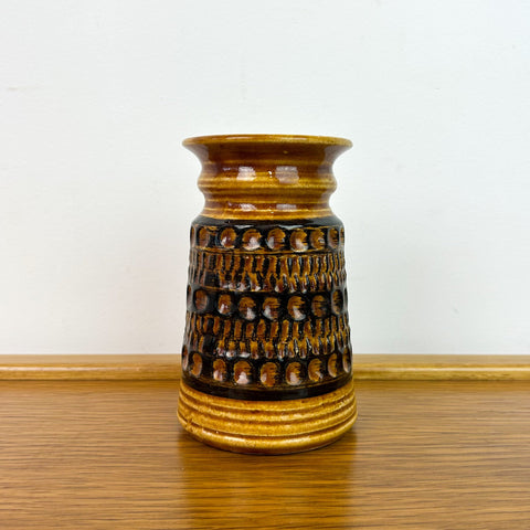 WEST GERMAN POTTERY VASE 76-14 BAY KERAMIK