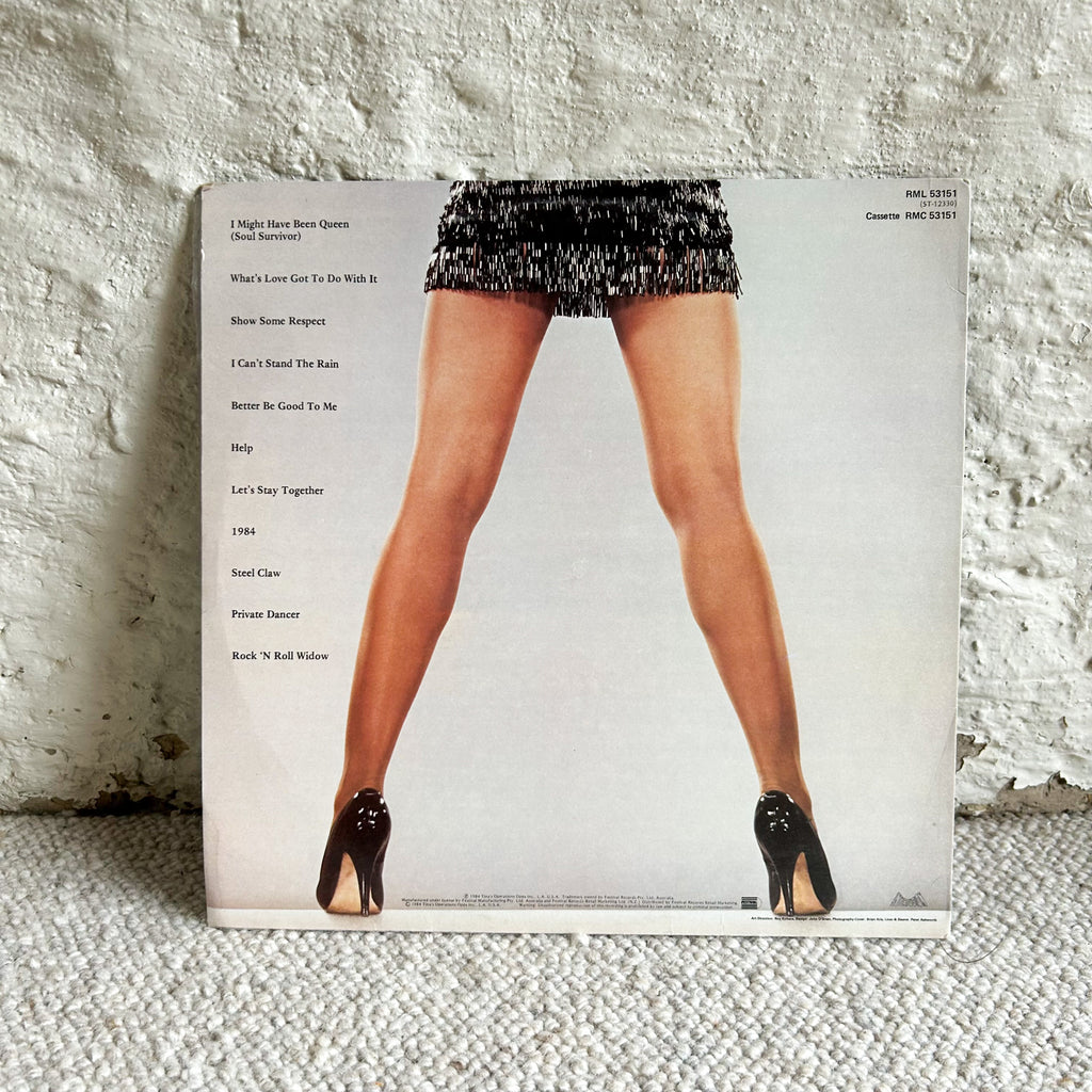 TINA TURNER - PRIVATE DANCER - HEY JUDE WORKSHOP • Vintage furniture & objects Melbourne