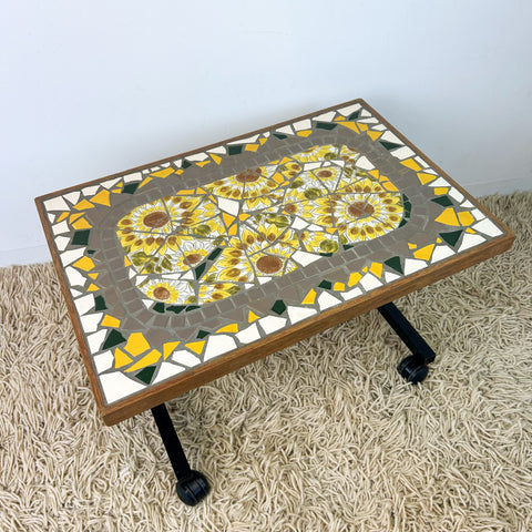 SUNFLOWER MOSAIC COFFEE TABLE