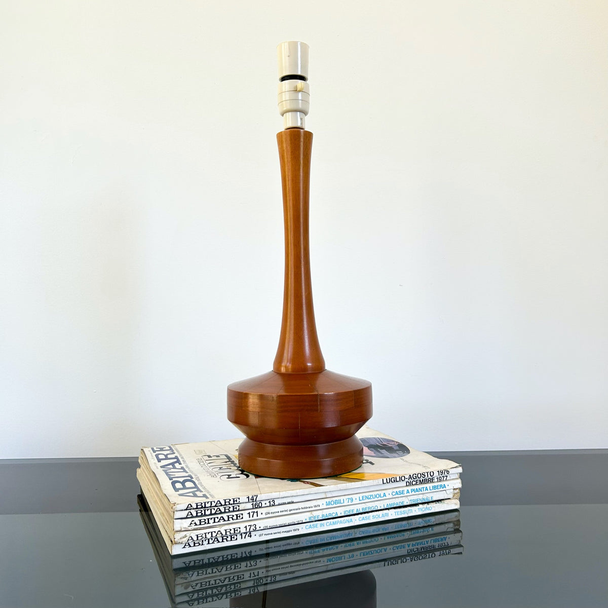 PARKMAN WOODWARE TEAK LAMP