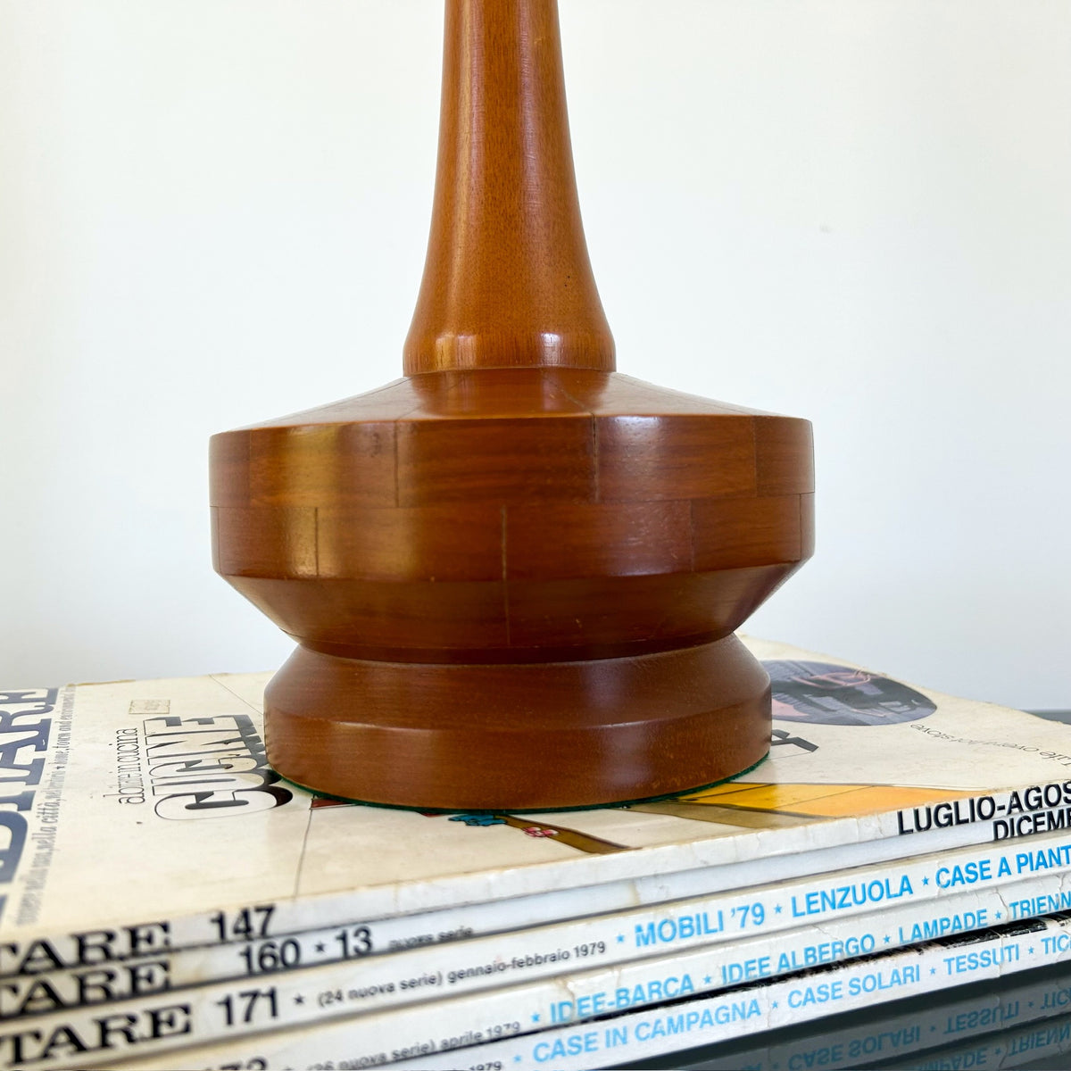 PARKMAN WOODWARE TEAK LAMP
