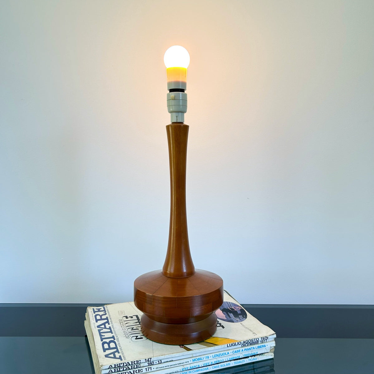 PARKMAN WOODWARE TEAK LAMP
