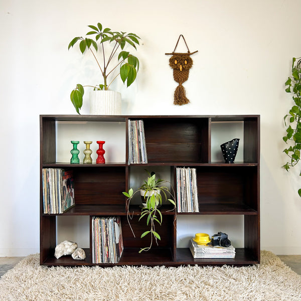 VINYL STORAGE BOOKCASE - HEY JUDE WORKSHOP • Vintage furniture & objects Melbourne
