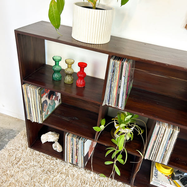 VINYL STORAGE BOOKCASE - HEY JUDE WORKSHOP • Vintage furniture & objects Melbourne
