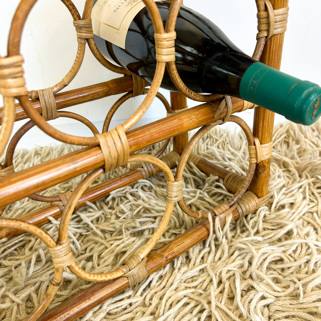 CANE WINE RACK