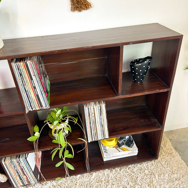 VINYL STORAGE BOOKCASE - HEY JUDE WORKSHOP • Vintage furniture & objects Melbourne