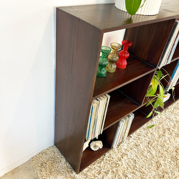 VINYL STORAGE BOOKCASE - HEY JUDE WORKSHOP • Vintage furniture & objects Melbourne