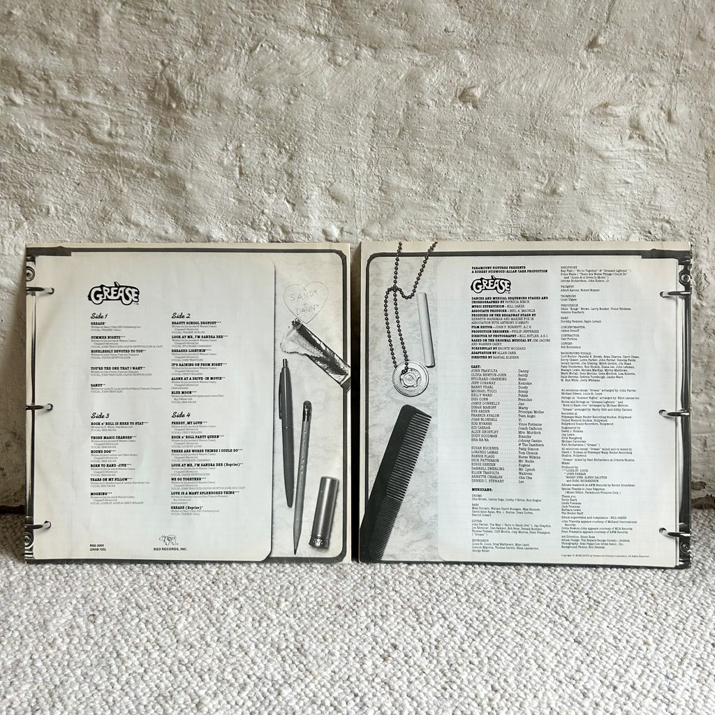 GREASE - ORIGINAL SOUNDTRACK - HEY JUDE WORKSHOP • Vintage furniture & objects Melbourne