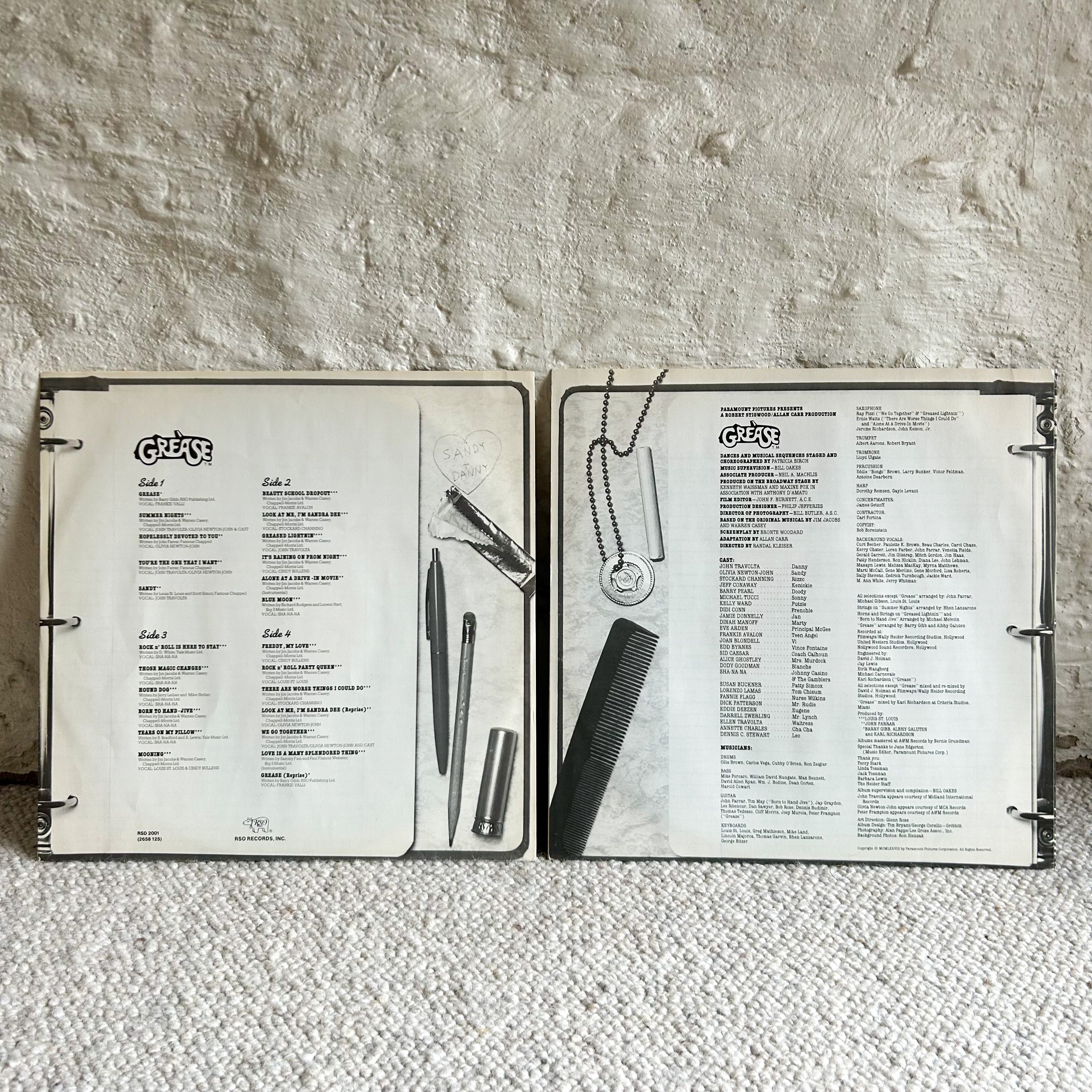 GREASE - ORIGINAL SOUNDTRACK - HEY JUDE WORKSHOP • Vintage furniture & objects Melbourne