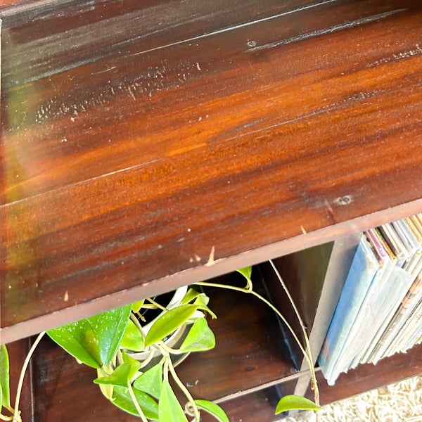 VINYL STORAGE BOOKCASE - HEY JUDE WORKSHOP • Vintage furniture & objects Melbourne
