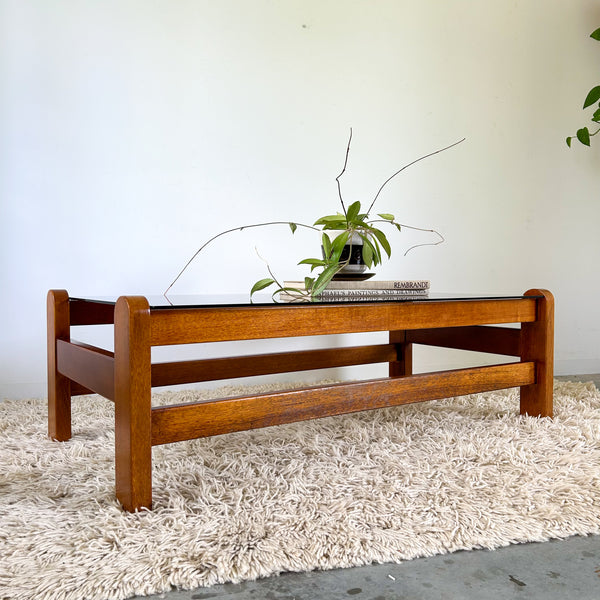 SMOKY GLASS COFFEE TABLE