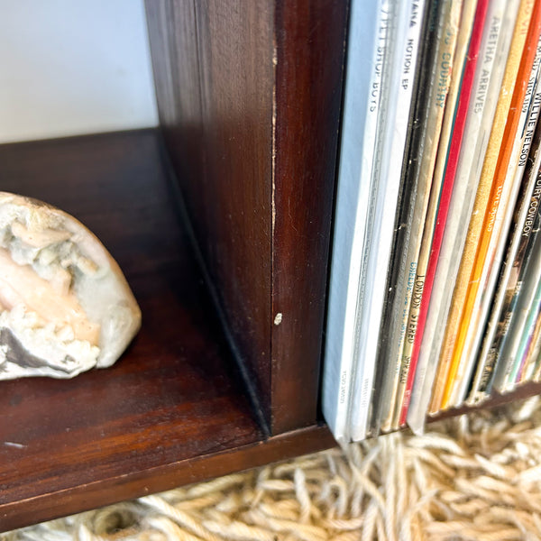 VINYL STORAGE BOOKCASE - HEY JUDE WORKSHOP • Vintage furniture & objects Melbourne