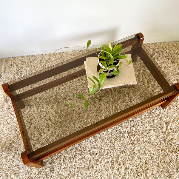 SMOKY GLASS COFFEE TABLE